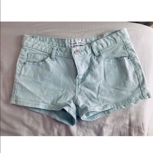 🌸LIGHTLY WORN🌸 light teal shorts